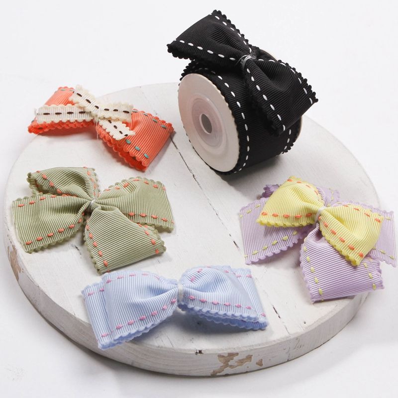 波浪花边跳点双面螺纹织带 diy蝴蝶结发饰花束包装服饰辅料带,淘宝优惠券,粉丝福利购,淘宝优惠卷