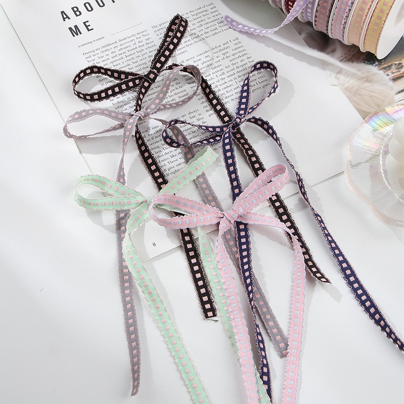 diy蝴蝶结发夹制作跳点花边格子织带手工礼盒饰品花束包装丝带,淘宝优惠券,粉丝福利购,淘宝优惠卷