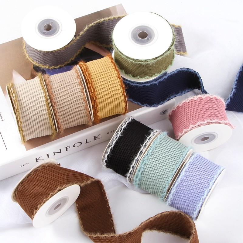 单面绒毛波浪花边毛线带 diy礼物草帽绑带服装辅料丝带手工蝴蝶结,淘宝优惠券,粉丝福利购,淘宝优惠卷