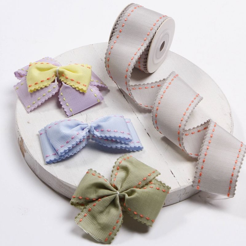 波浪花边跳点双面螺纹织带 diy蝴蝶结发饰花束包装服饰辅料带,淘宝优惠券,粉丝福利购,淘宝优惠卷