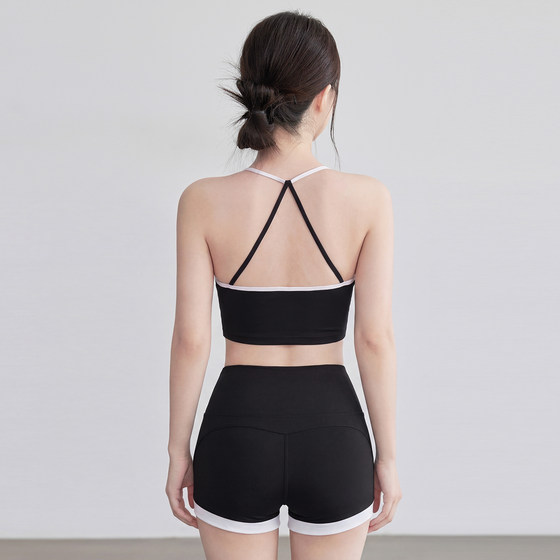 VOJ yoga set women's sports fitness vest bra