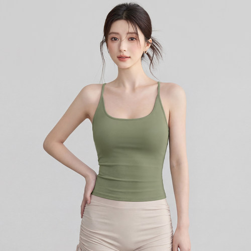 VOJ运动内衣健身文胸修身显瘦聚拢上衣美背跑步防震普拉提健身衣 - 图1