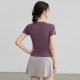 VOJ Yoga Wear Slim Fit Sports Short Sleeve Running Top