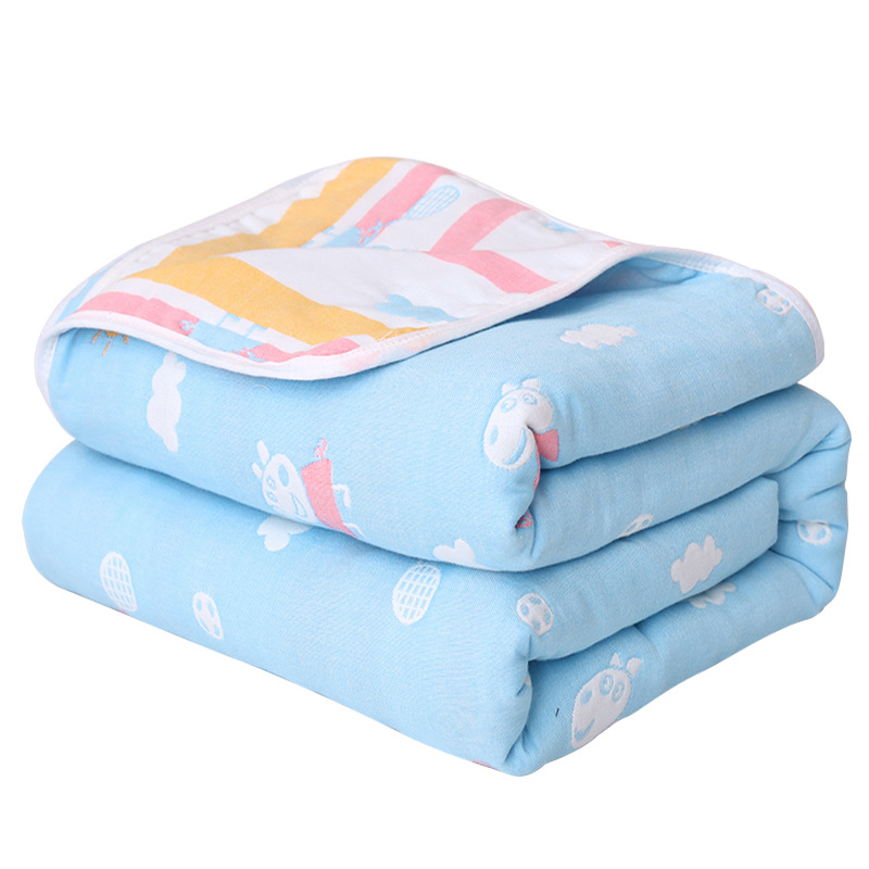 六层全棉纱布毛巾被纯棉空调被夏季单双人儿童婴儿午睡小毯子盖毯 - 图3
