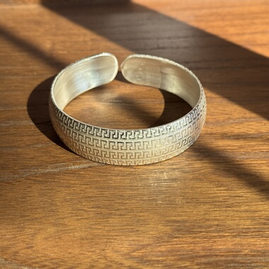 千凤银足银999纯银民族风手镯