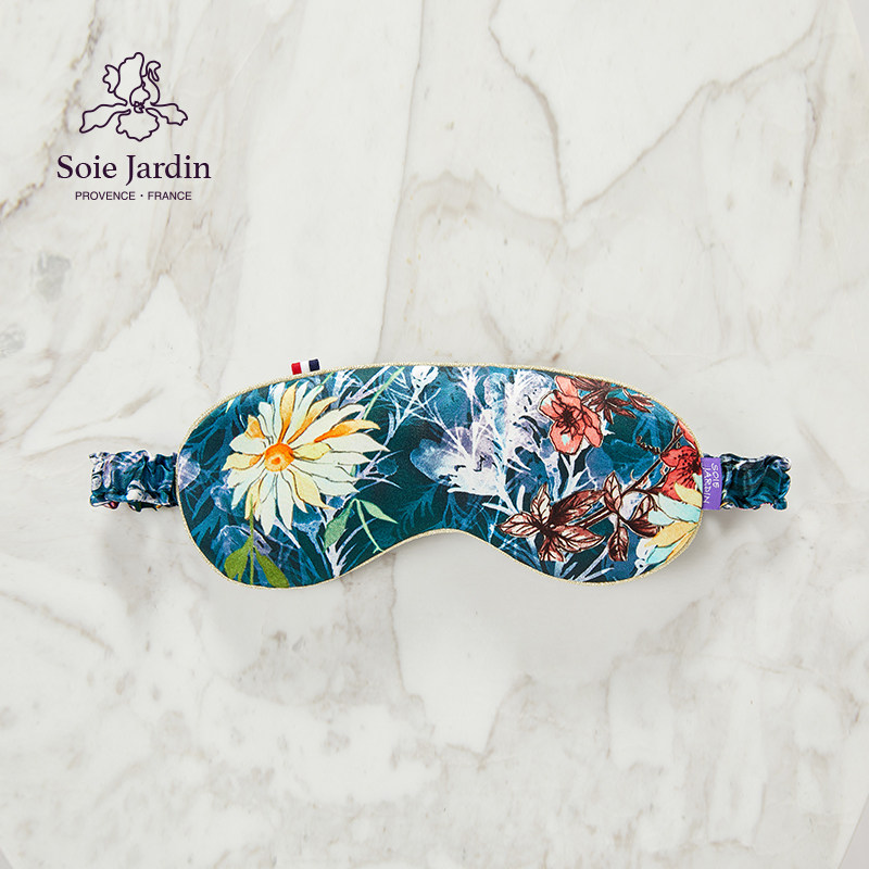 soie jardin 7#进口薰衣草香料真丝印花遮光睡眠眼罩伴手礼礼盒,淘宝优惠券,粉丝福利购,淘宝优惠卷