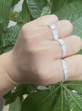 足银999纯手工制作戒指