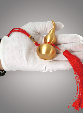 全铜拉丝招财商务送礼葫芦摆件