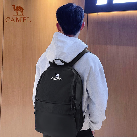 Camel Outdoor Backpack 2026 Fashionable Lightweight Travel Backpack for Men and Women College Students Hiking and Mountaineering Backpack