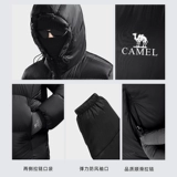 Пуховик, зимняя дорожная мужская короткая куртка с пухом, увеличенная толщина