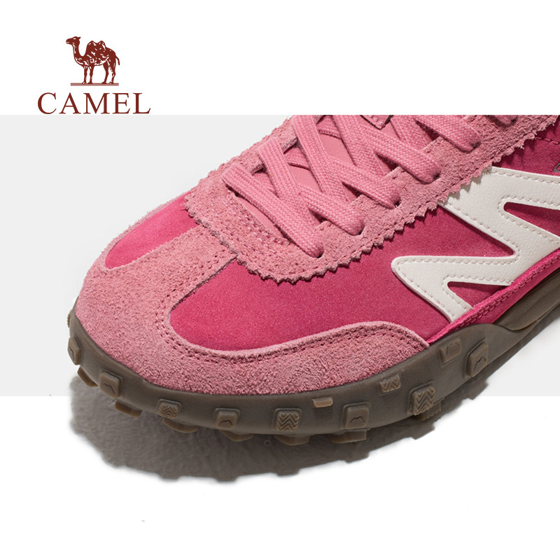 骆驼山海运动鞋女鞋2026春季休闲复古绒面薄底板鞋德训鞋赛车鞋男,淘宝优惠券,粉丝福利购,淘宝优惠卷