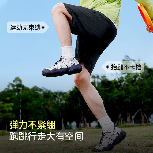 骆驼男士凉感工装短裤2026夏季新款宽松直筒速干防晒运动五分裤子 - 图2