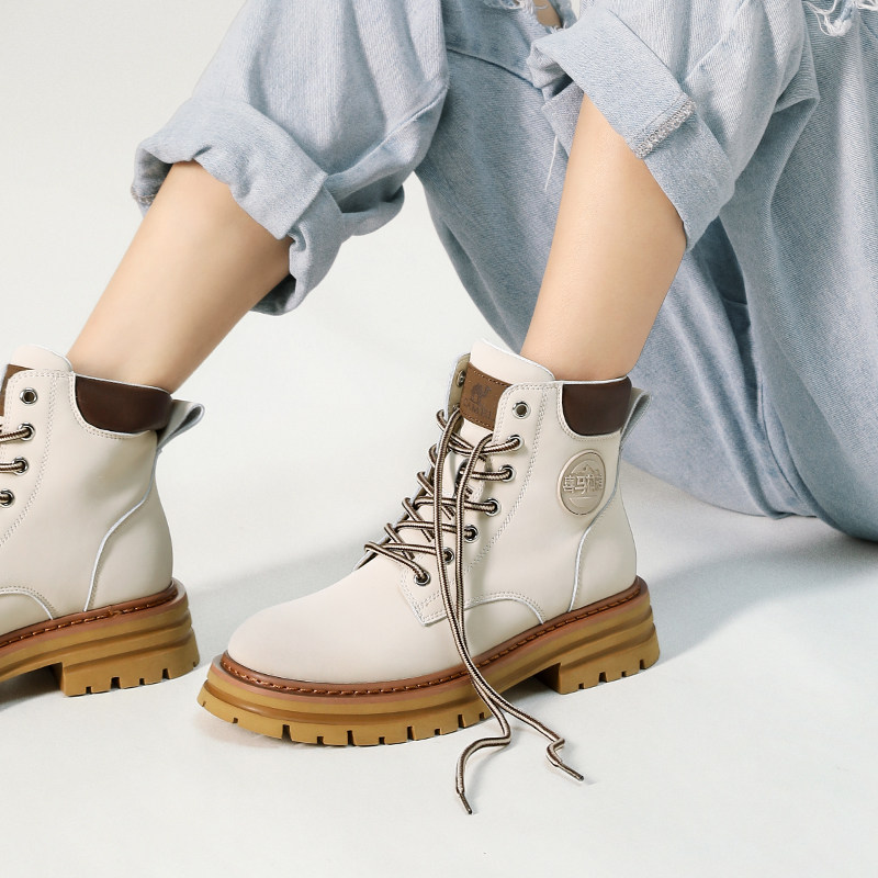 骆驼踢不烂大黄2022秋季新款马丁靴 骆驼服饰马丁靴