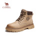 骆驼马丁靴男2025秋冬加绒加厚大黄靴户外工装英伦复古高帮情侣鞋