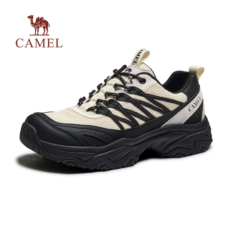 骆驼2026夏季男鞋款厚底运动鞋男透气户外休闲鞋徒步登山鞋男