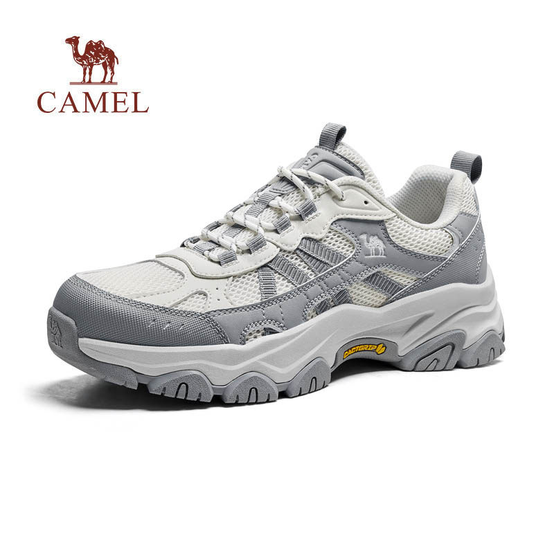 骆驼造极2代登山鞋男2026春季新款防滑户外休闲运动鞋女增高老爹