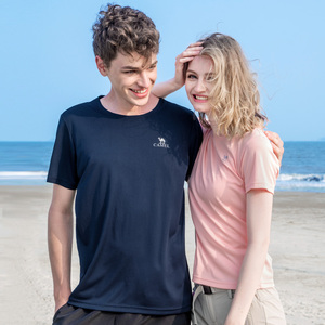 骆驼户外速干情侣T恤