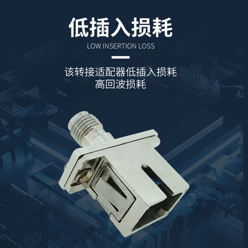 SMA光纤适配器耦合器法兰盘SMA-FC SMA-SC SMA-ST转接器 - 图0