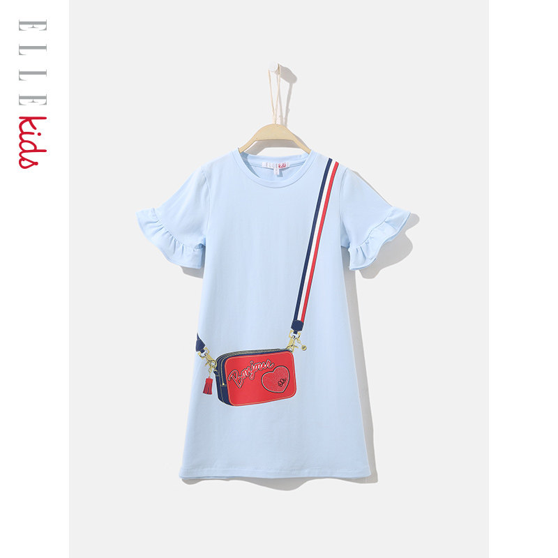 elle kids童装女童连衣裙夏季新款 ellekids连衣裙