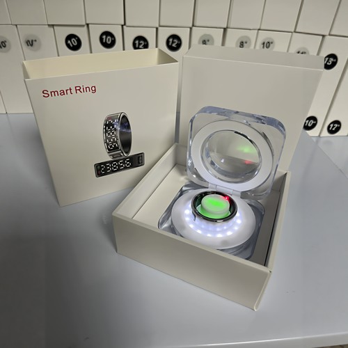 智能戒指心率血氧睡眠赞念计数刷视频防水显示时间smart Ring拍照 - 图0