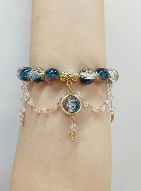 魔道祖师~蓝忘机印象衍生手链女diy小众高颜值国风手串送闺蜜礼物