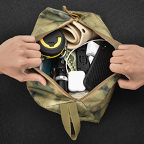 Outdoor Equipped containing pack Large capacity Tactical camouflate little male edc kit abrasion resistant hardware portable