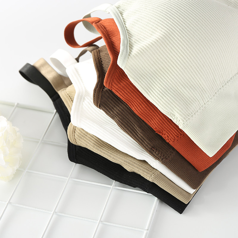 女无钢圈美背聚拢运动背心高中裹胸 洛喜黛文胸