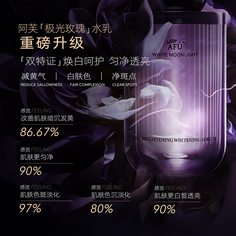 【全新升级】阿芙白月光玫瑰焕采亮白 阿芙面部护理套装