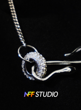 NFF灵蛇转运珠超闪锁骨链