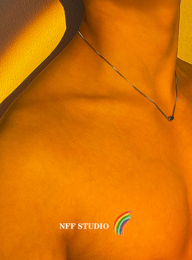 禁欲男士钛钢项链轻奢小众简约潮