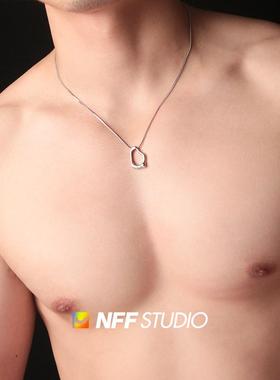 男士钛钢细链痞帅男生钛钢细链