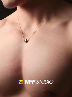 扁豆项链百搭设计简约钛钢