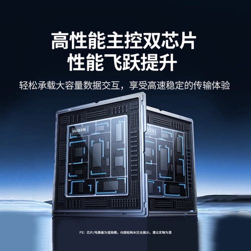 绿联硬盘盒子阵列柜多双盘位RAID外接3.5机械磁盘SATA存储扩展坞 - 图1