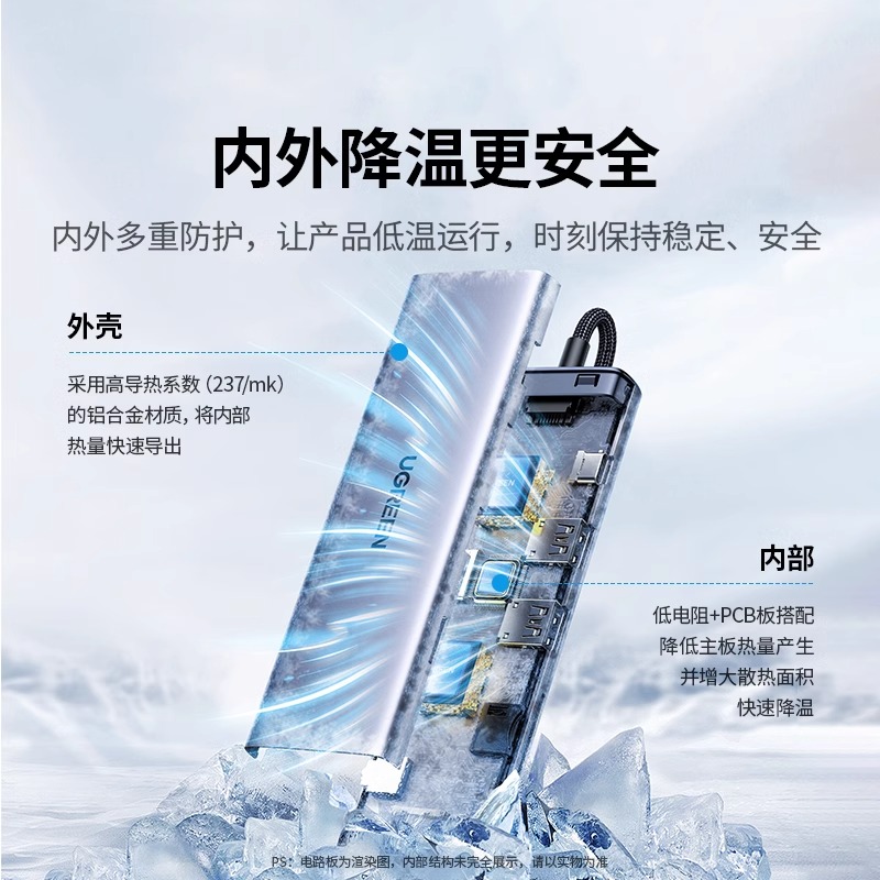 Green Network Docking Dock type to HDMI expansion screen projection