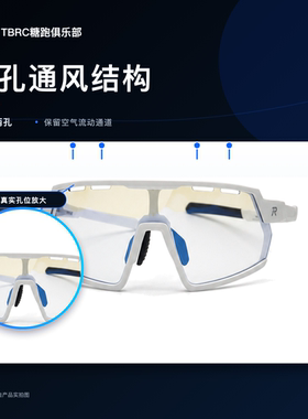 TBRC骑行跑步感光变色运动眼镜