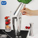 KLP304 stainless steel Boston cocktail shaker with bottom
