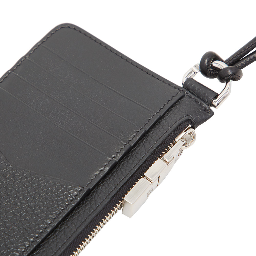 givenchy 2021冬黑色金属logo牛皮革 魅力惠买手折扣直营卡包