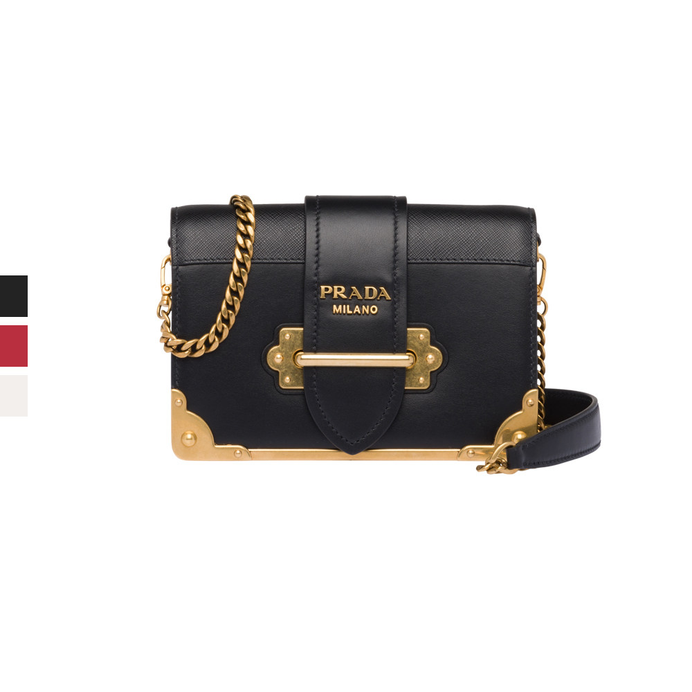 prada/普拉达logo单肩包小号女包 天猫奢品直营女士包袋