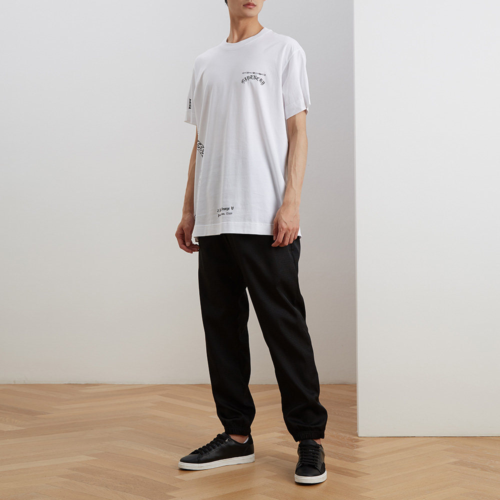 givenchy白色纯棉经典款男士t恤衫 魅力惠买手折扣直营T恤