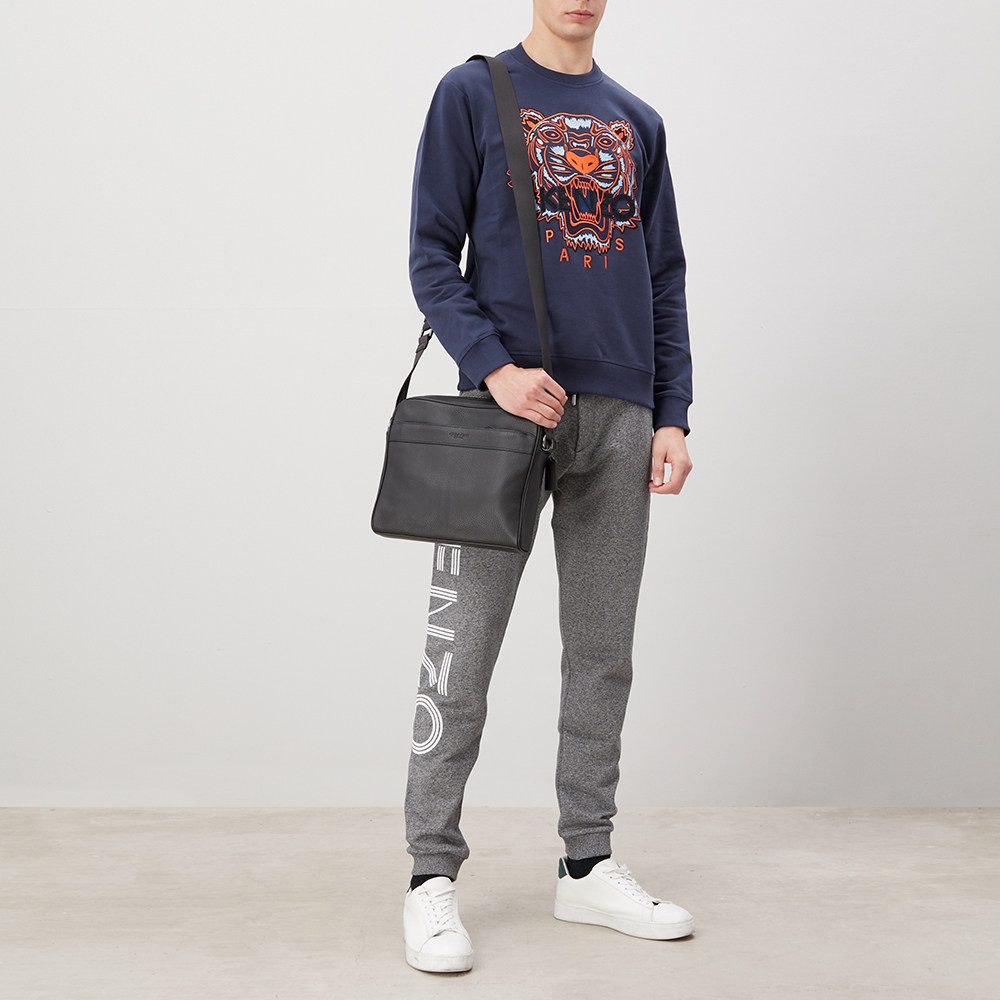 coach /蔻驰牛皮logo斜挎包男包 天猫奢品直营男士包袋