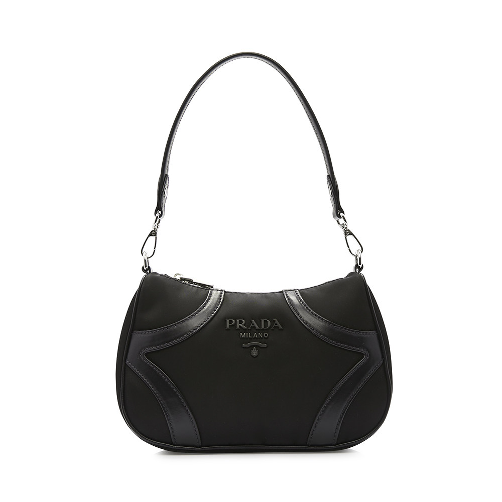 prada /普拉达拼接尼龙女士手提包 天猫奢品直营女士包袋