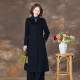 黑色时尚双面羊绒呢子大衣女2025秋冬装新款赫本风中长款毛呢外套