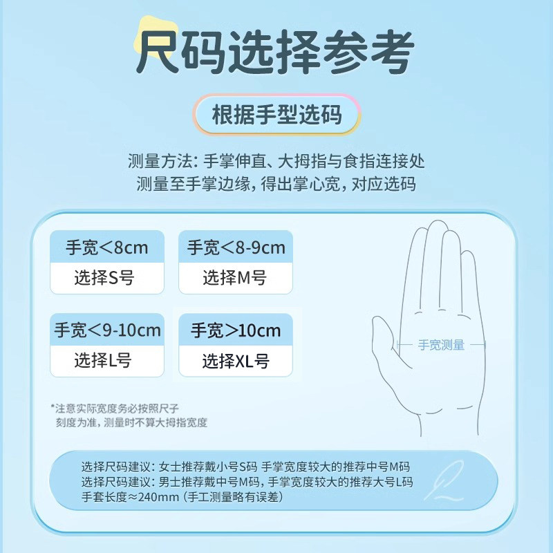 艾享医用手套一次性乳胶橡胶皮食品专用丁腈晴防护检查手术家务级,淘宝优惠券,粉丝福利购,淘宝优惠卷