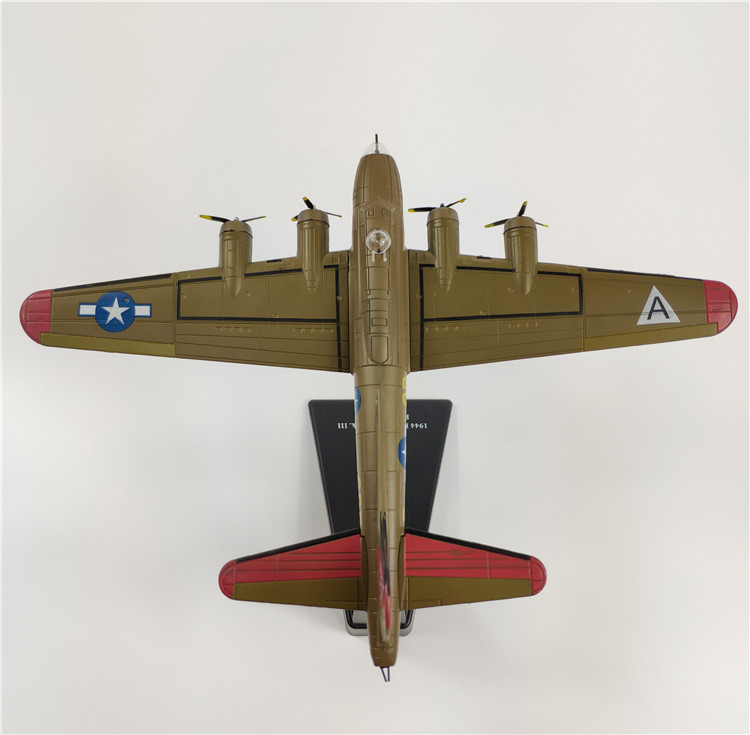 b17飞机模型 B17模型美国合金军事轰炸机模型 b-17模型特价轰炸机-图1