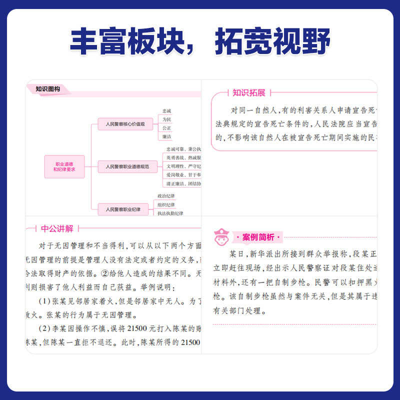 中公2026人民警察考试公安专业知识教材历年真题模全真拟试卷公安基础知识上海市辽宁广西河南贵州福建云南湖北江西四川广东浙江