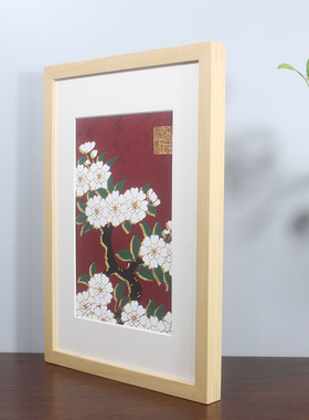 定制手工榫卯实木简约展览画框