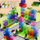 Strong magnetic cube geometric building blocks puzzle