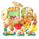 Children's handmade toy clay machine play house