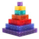 Strong magnetic cube geometric building blocks puzzle