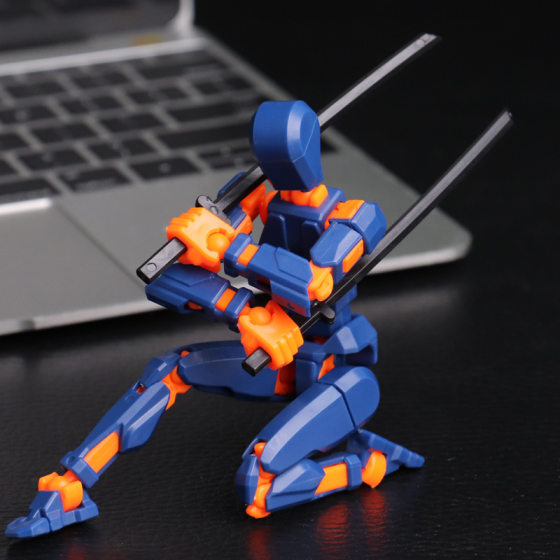 Multi-jointed doll toy movable and changeable 3D printing